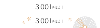 3,001円以上